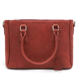 Genuine Leather Dull Red Hand Bag ~Women Handbags LHB-01