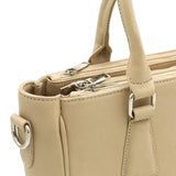 Genuine Leather Light Grayish Orange Hand Bag ~Women Handbags LHB-01