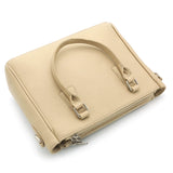 Genuine Leather Light Grayish Orange Hand Bag ~Women Handbags LHB-01