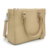 Genuine Leather Light Grayish Orange Hand Bag ~Women Handbags LHB-01