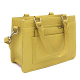 Genuine Leather Yellow Hand Bag~Women-Handbags LHB-02