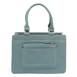 Genuine Leather Jet Grey Hand Bag~Women-Handbags LHB-02