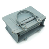 Genuine Leather Jet Grey Hand Bag~Women-Handbags LHB-02