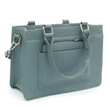 Genuine Leather Jet Grey Hand Bag~Women-Handbags LHB-02