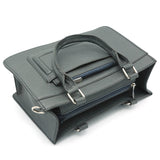 Genuine Leather Charcoal Hand Bag~Women-Handbags LHB-02