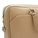 Genuine Leather fawn Large Laptop Bag BAG LLB-01