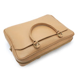 Genuine Leather fawn Large Laptop Bag BAG LLB-01