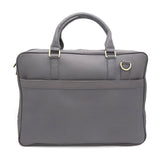 Genuine Leather Light Grey Large Laptop Bag LLB-02