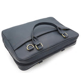Genuine Leather Steel Grey Hand Laptop Shoulder Bag LLB-02