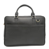 Genuine Leather Black Hand Bag Laptop Shoulder Bag LLB-02