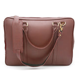 Genuine Leather Congo Brown Hand Laptop Shoulder Bag LLB-03