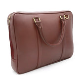Genuine Leather Congo Brown Hand Laptop Shoulder Bag LLB-03