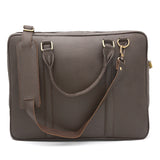 Genuine Leather Fancy Warm Grey Hand Laptop Shoulder Bag LLB-03