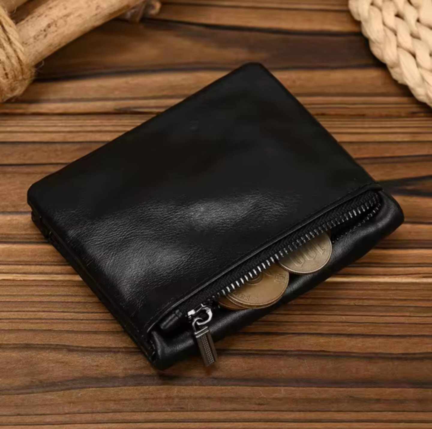 Classic Bifold Genuine Leather Purse/Wallet BW-01