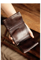 Classic Trifold Genuine Leather Purse/Wallet TW-01