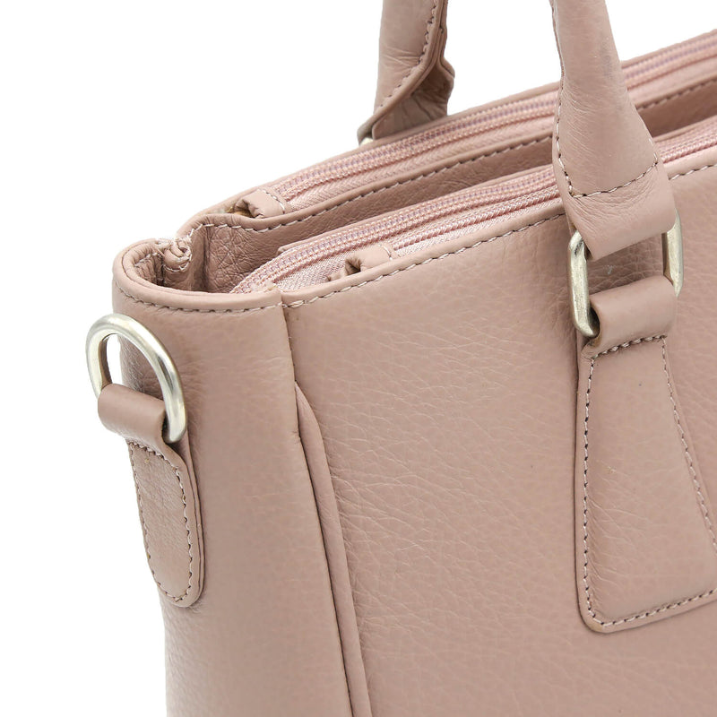 Genuine Leather Pink Hand Bag ~Women Handbags LHB-01