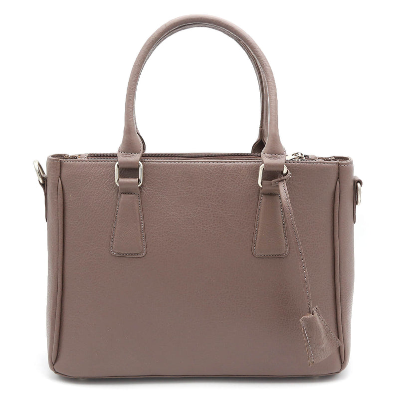 Genuine Leather Prada Pink Saffiano Lux Hand Bag ~Women Handbags LHB-01