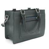 Genuine Leather Charcoal Hand Bag~Women-Handbags LHB-02