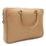 Genuine Leather fawn Large Laptop Bag BAG LLB-01