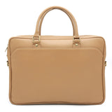 Genuine Leather fawn Large Laptop Bag BAG LLB-01