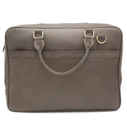 Genuine Leather Dusty Brown Large Laptop Bag LLB-02