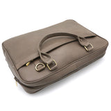 Genuine Leather Dusty Brown Large Laptop Bag LLB-02