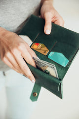 Women Vintage Genuine Leather Purse/Wallet LW-01
