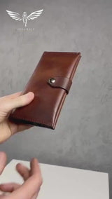 Women Vintage Genuine Leather Purse/Wallet LW-01